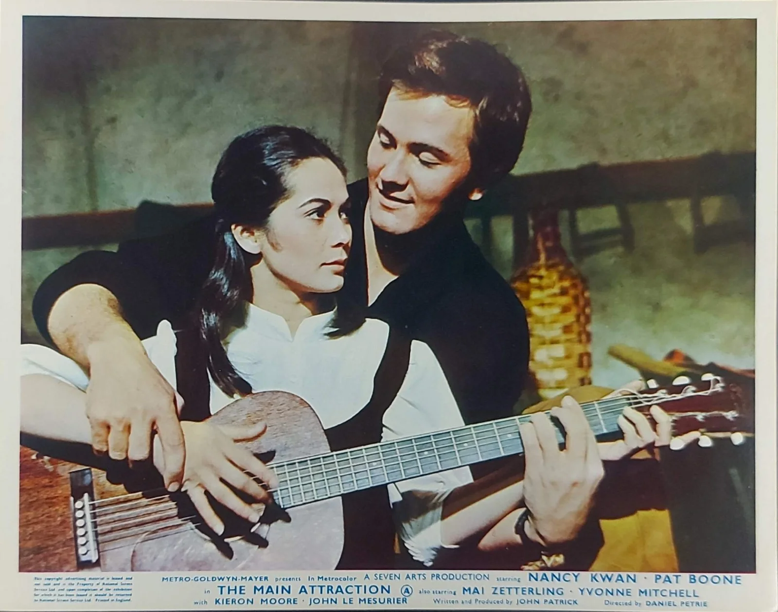 THE MAIN ATTRACTION ORIGINAL UK FOH LOBBY CARDS SET 1962 PAT BOONE, изображение 4