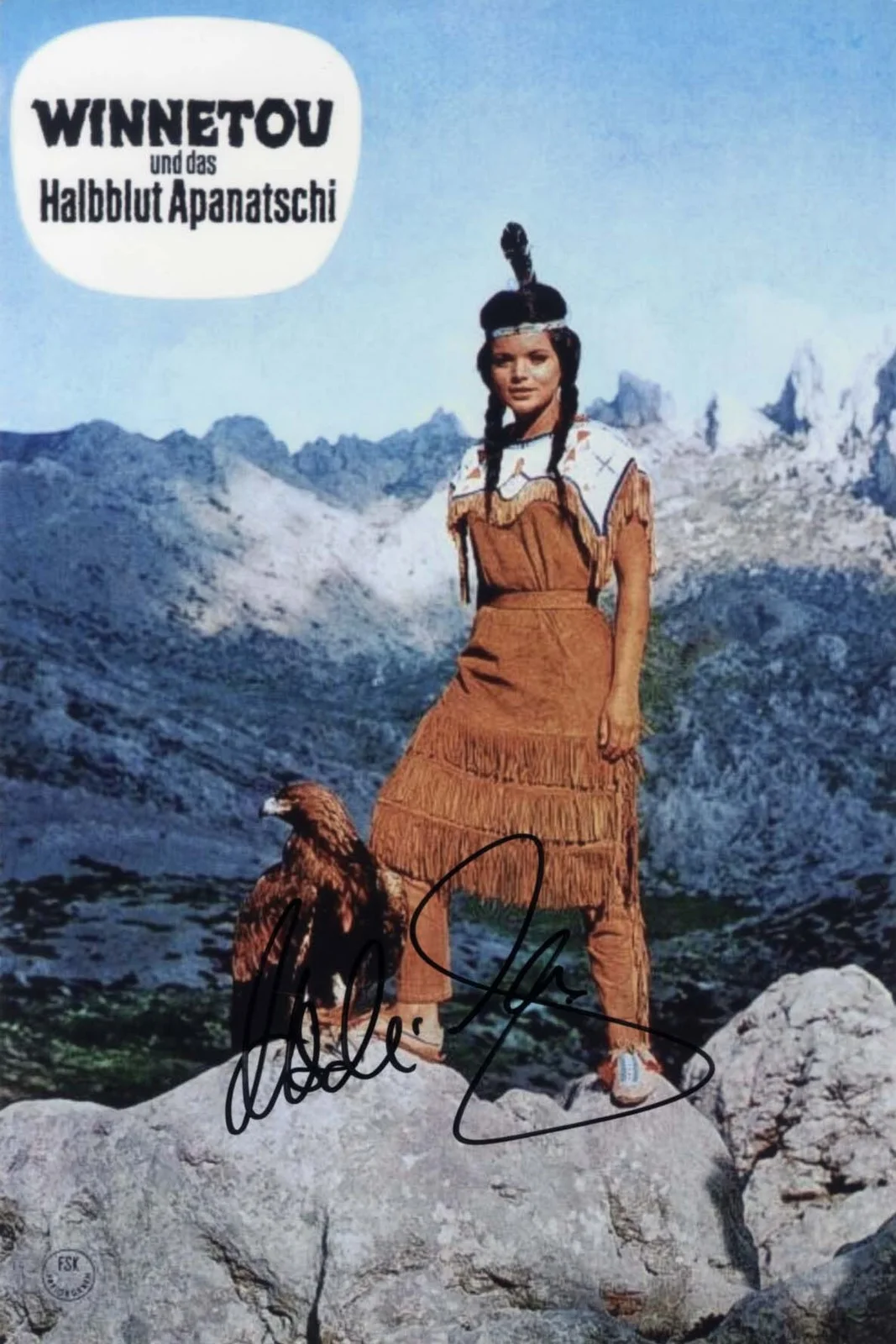 FILM Winnetou (5) autographs, vintage photos (4) signed & photo signed, изображение 3
