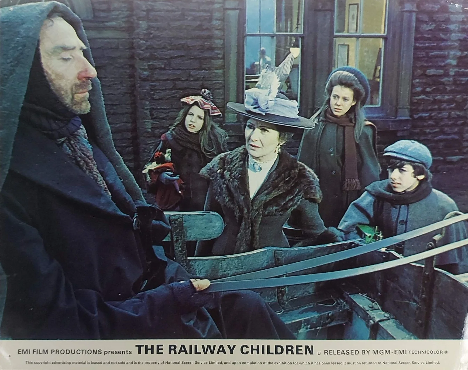 THE RAILWAY CHILDREN ORIGINAL UK FOH LOBBY CARDS SET 1970, изображение 3