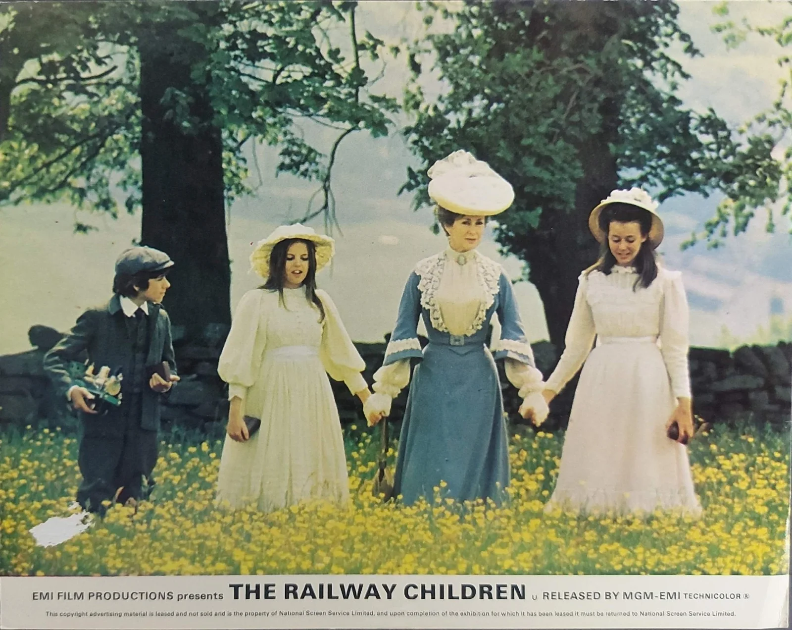 THE RAILWAY CHILDREN ORIGINAL UK FOH LOBBY CARDS SET 1970, изображение 4