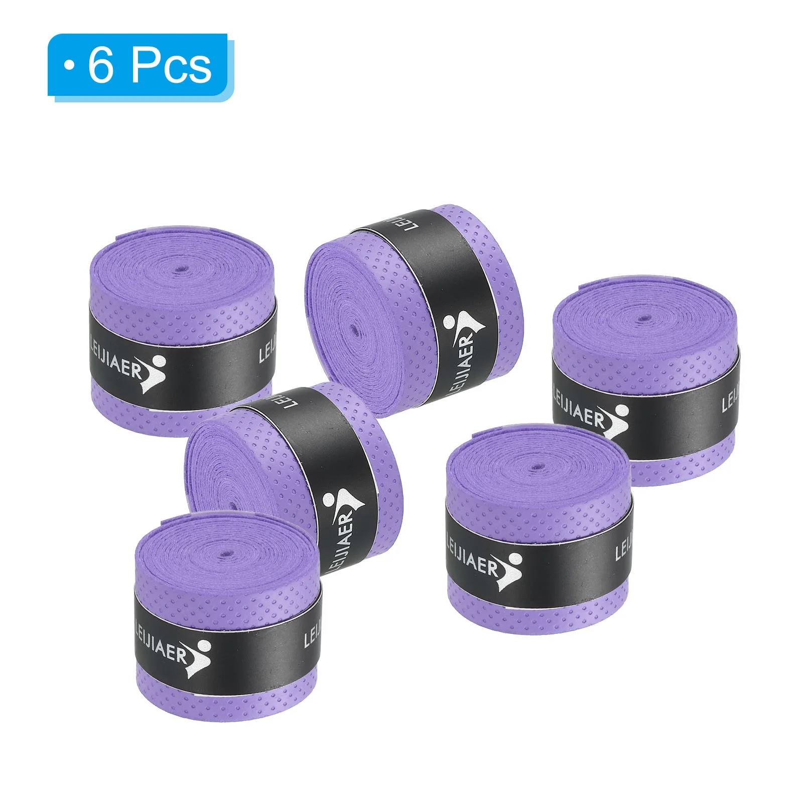 Drum Stick Tape Drumstick Grips Drumstick Wrap Anti Slip 6pcs 1" 3.3ft Purple, image 3