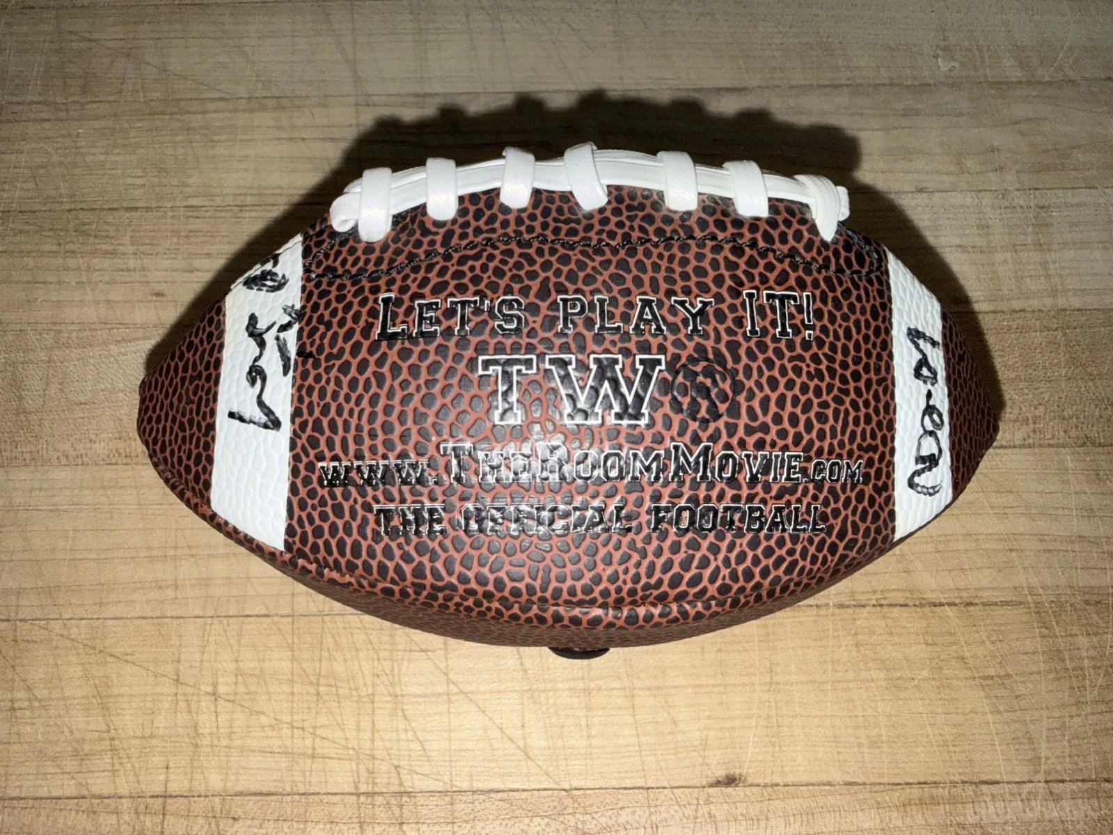 Tommy Wiseau — Tommy Wiseau The Room Signed Mini 7” Football Autograph Official Merch, image 3
