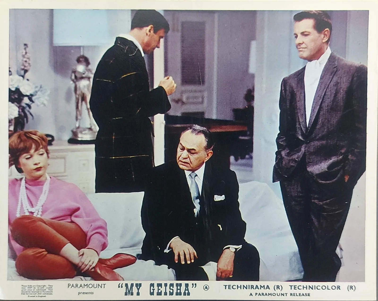MY GEISHA ORIGINAL UK FOH LOBBY CARDS SET 1962, изображение 3