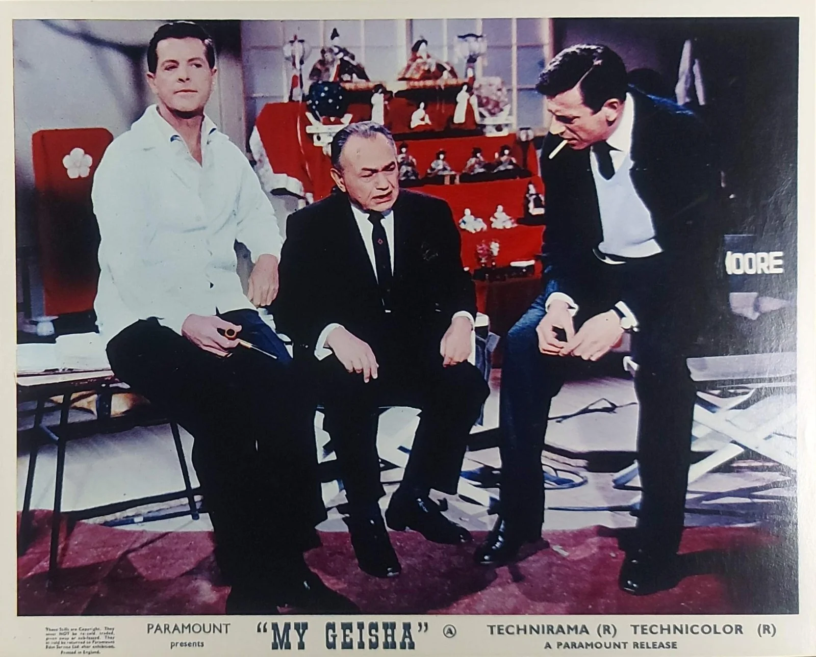 MY GEISHA ORIGINAL UK FOH LOBBY CARDS SET 1962, изображение 4