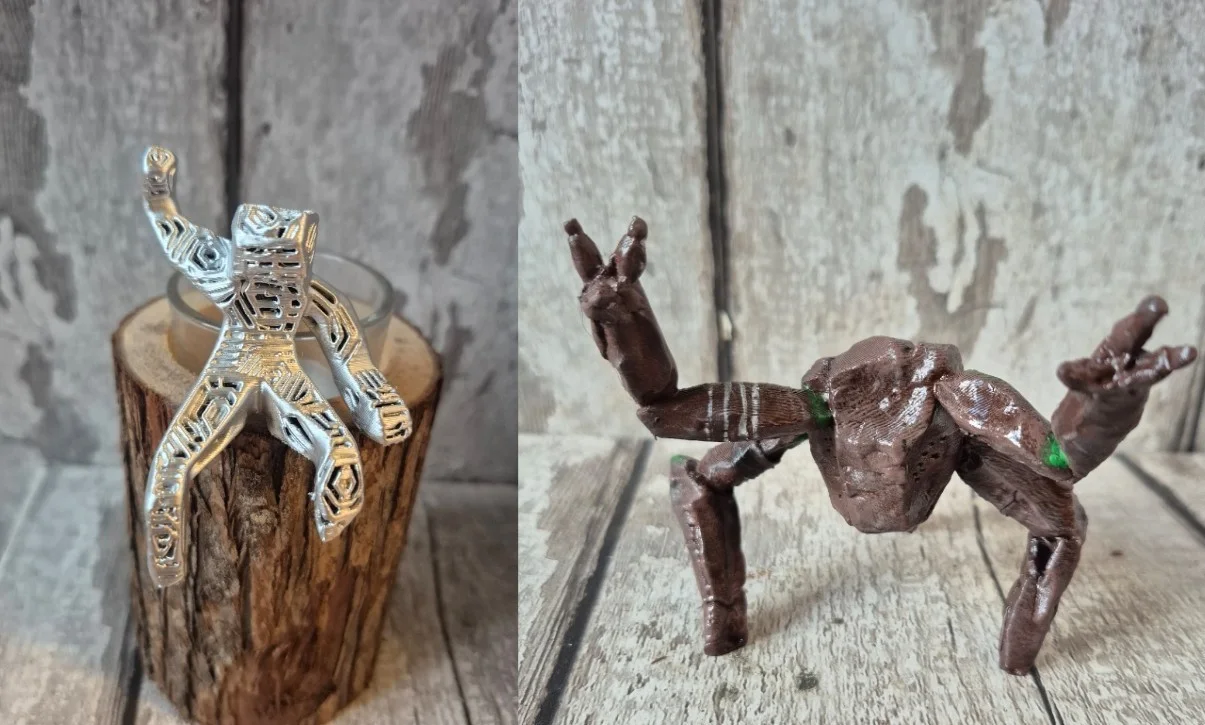 Project Hail Mary Grace & Rocky figures magnet keyrings bundle, image 2