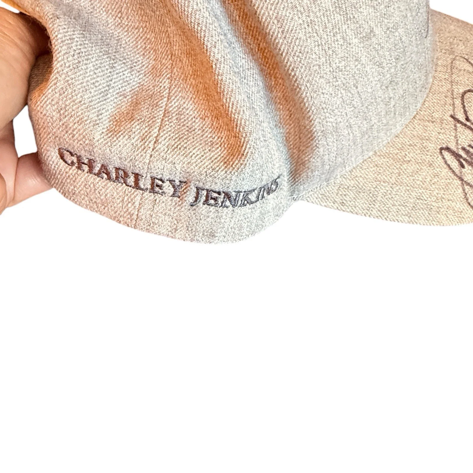 Charley Jenkins Autographed Cap Wool Blend Western Country Music Collectibles, изображение 3