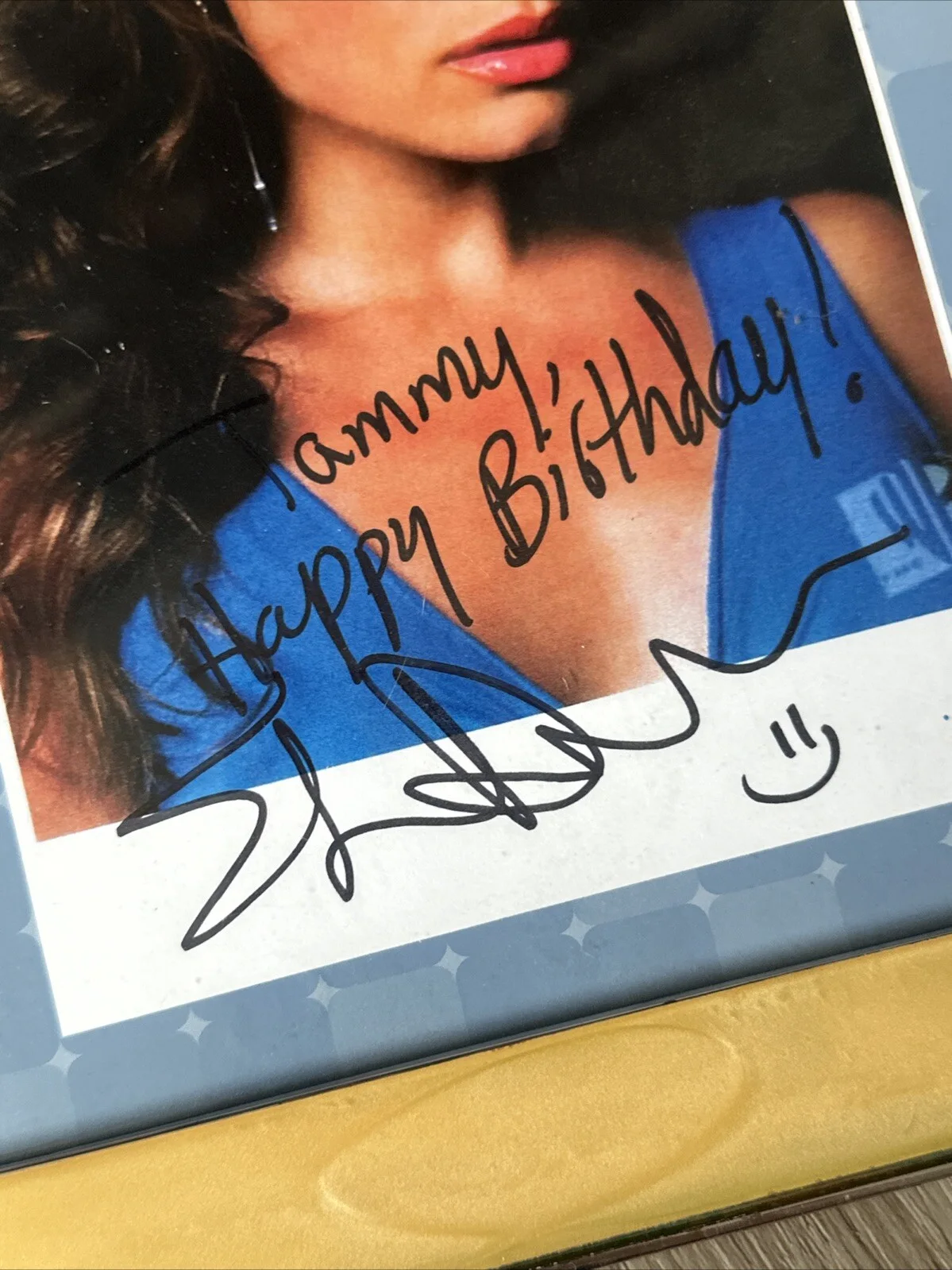 ERICA DURANCE — ERICA DURANCE Authentic Hand-Signed "SMALLVILLE - LOIS" in 8x10 Photo frame, изображение 3