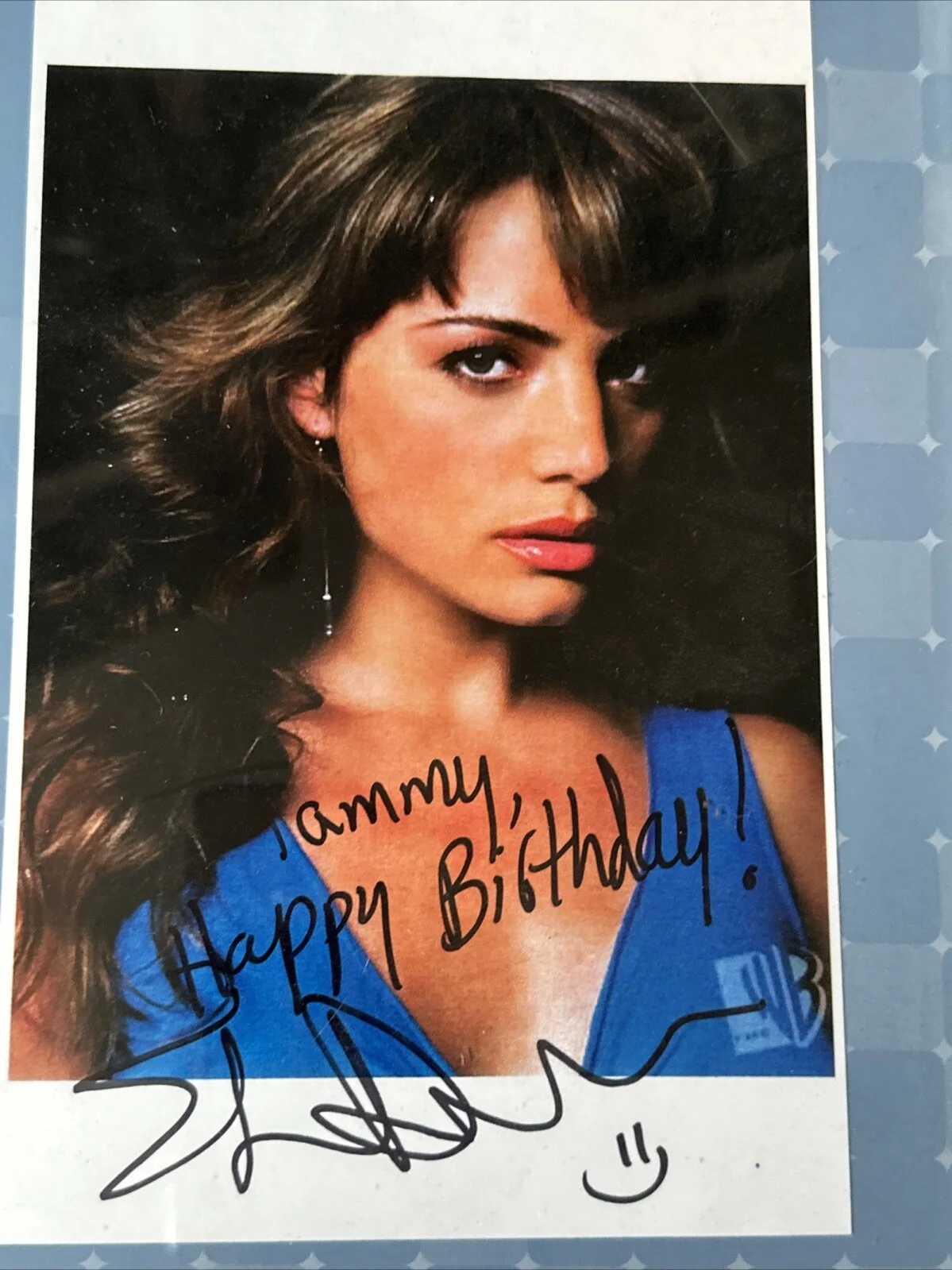 ERICA DURANCE — ERICA DURANCE Authentic Hand-Signed "SMALLVILLE - LOIS" in 8x10 Photo frame, изображение 4