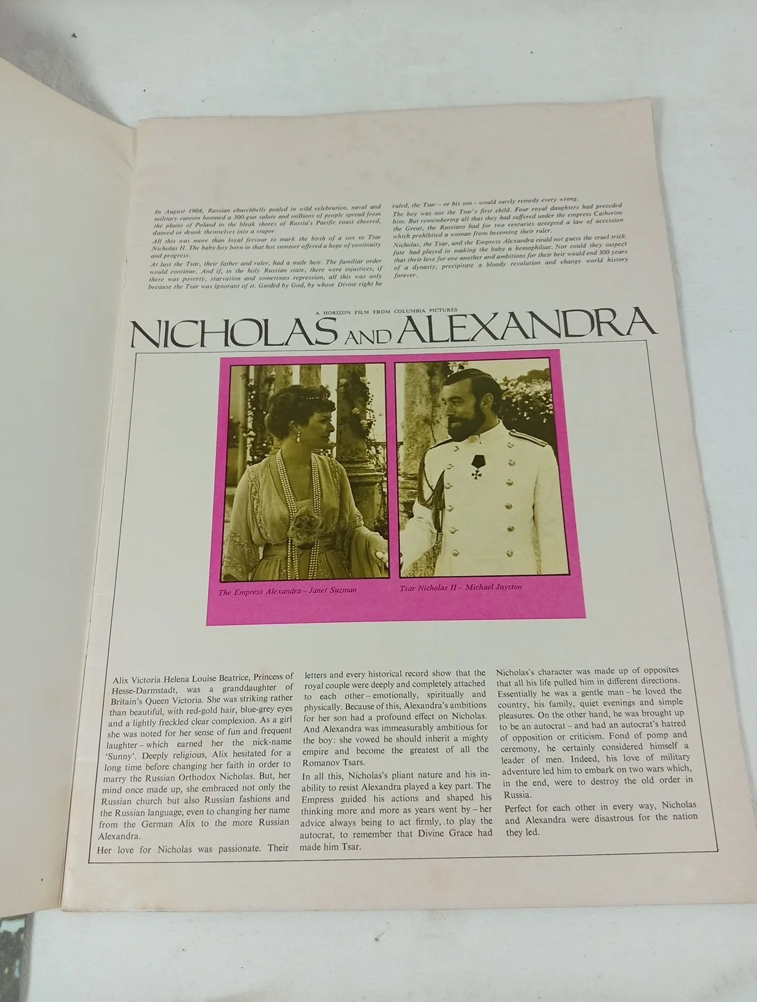 Nicholas And Alexandra Original Programme Rare Limited Edition Book, image 3