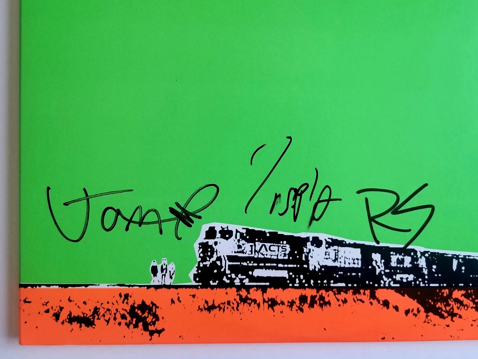 RNDM Acts x3 SIGNED Autograph 12" Vinyl LP Pearl Jam Ghost Riding Ten Vs Yield, изображение 2