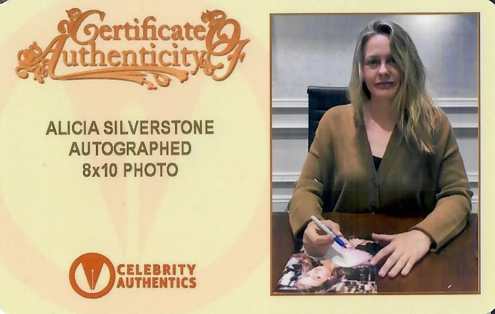 Alicia Silverstone — Alicia Silverstone Original Autographed 8x10 Signed photo CA CoA & FSD Beautiful, image 2