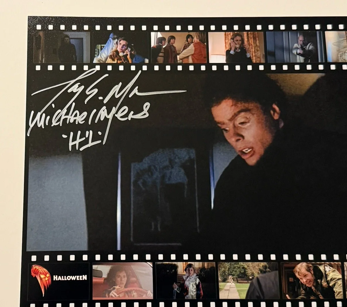 Tony Moran — Tony Moran SIGNED Halloween Michael Myers 8x10 Photo EXACT PROOF A, image 2
