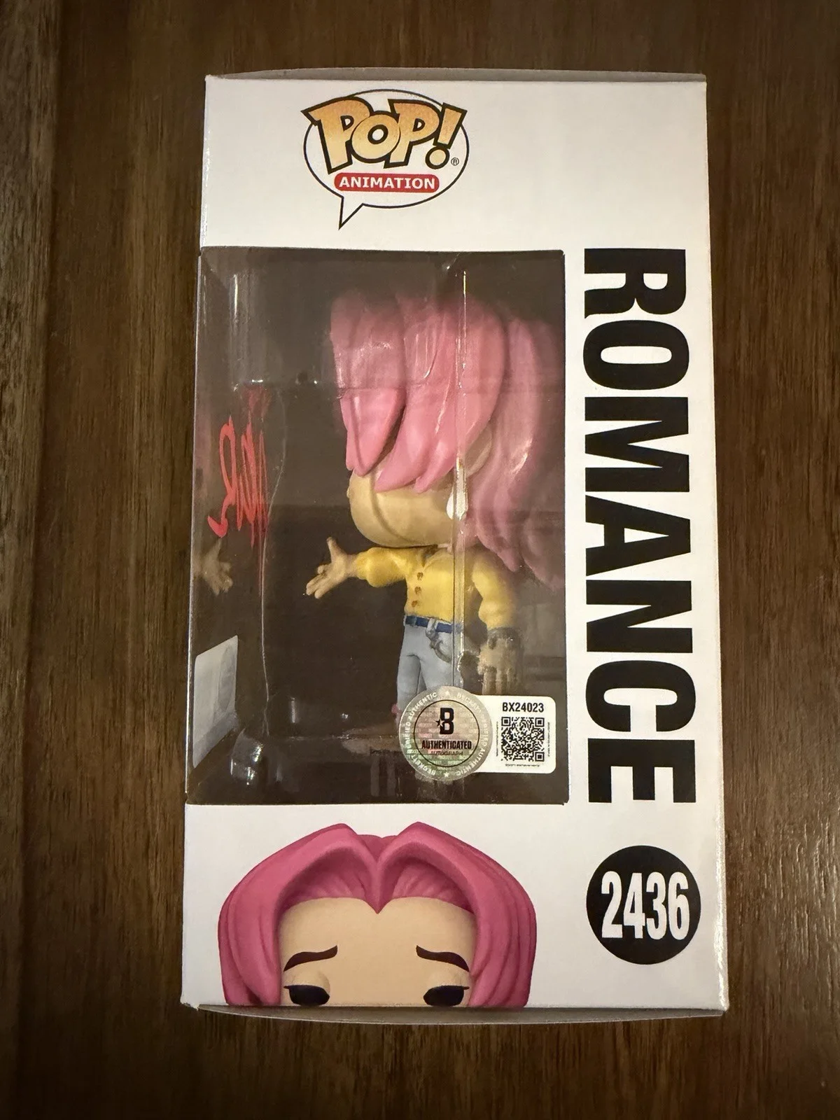 Joel Kim Booster ‘K-Pop Demon Hunters’ Signed Funko Pop ‘Romance Saja’ Beckett, изображение 2