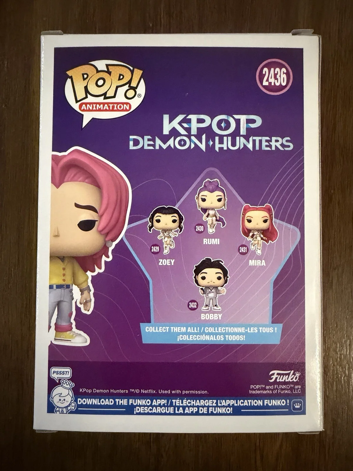 Joel Kim Booster ‘K-Pop Demon Hunters’ Signed Funko Pop ‘Romance Saja’ Beckett, изображение 3