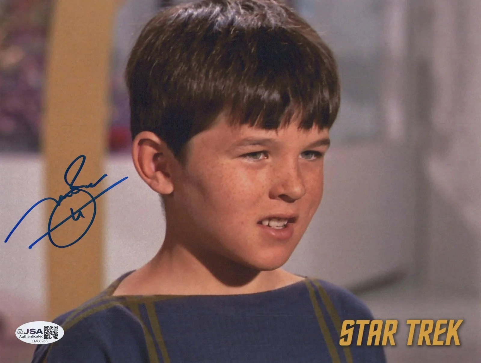 MELVIN CAESAR BELLI — MELVIN CAESAR BELLI Signed STAR TREK 8x10 Photo STEVE Autograph JSA COA Cert