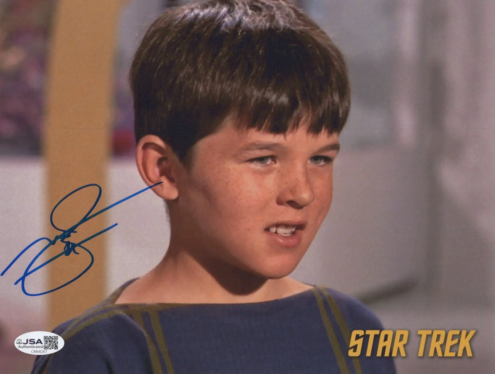 MELVIN CAESAR BELLI — MELVIN CAESAR BELLI Signed STAR TREK 8x10 Photo STEVE Autograph JSA COA Cert