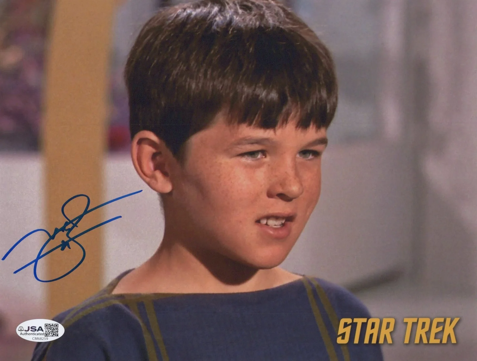 MELVIN CAESAR BELLI — MELVIN CAESAR BELLI Signed STAR TREK 8x10 Photo STEVE Autograph JSA COA Cert