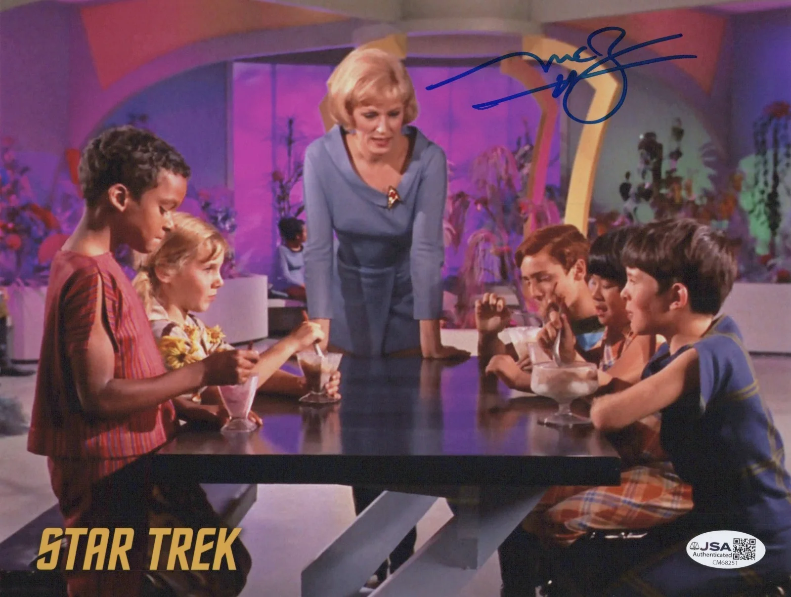 MELVIN CAESAR BELLI — MELVIN CAESAR BELLI Signed STAR TREK 8x10 Photo STEVE Autograph JSA COA Cert