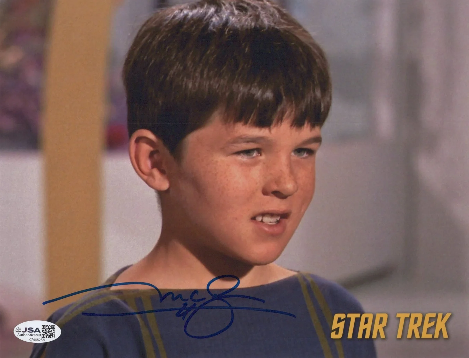 MELVIN CAESAR BELLI — MELVIN CAESAR BELLI Signed STAR TREK 8x10 Photo STEVE Autograph JSA COA Cert