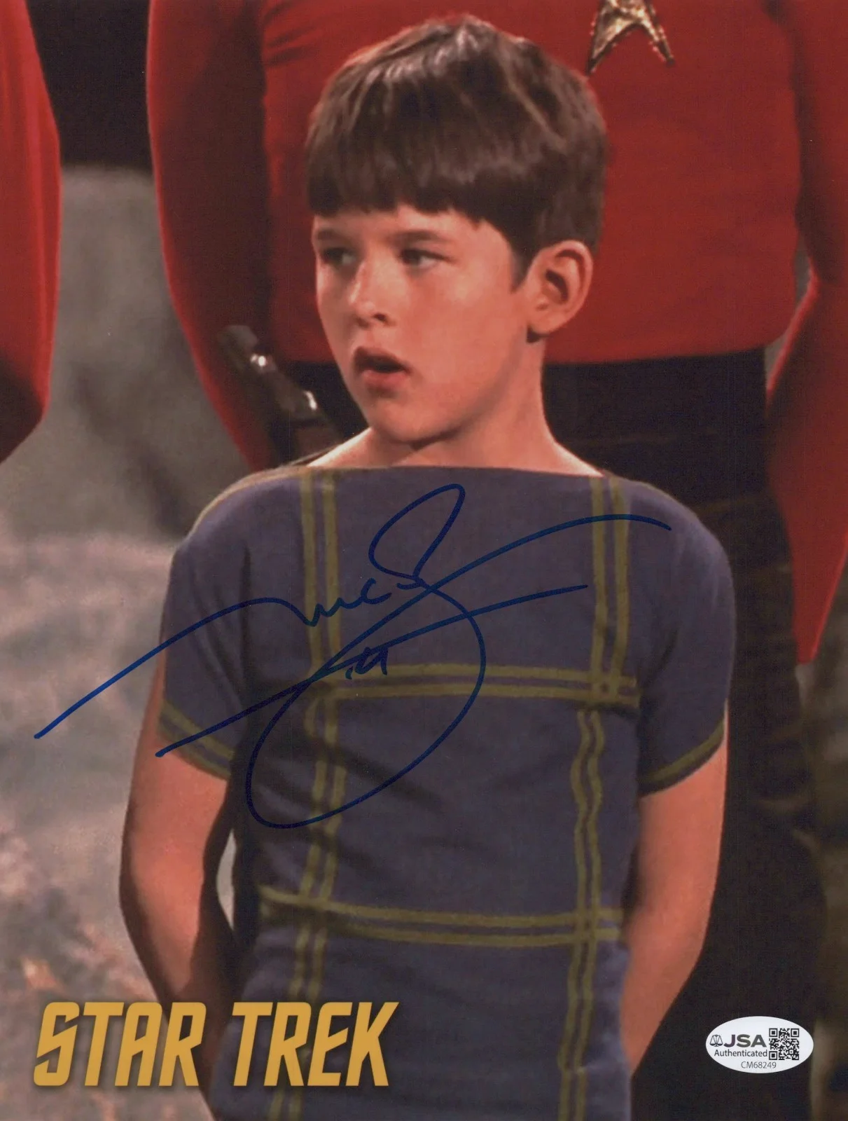 MELVIN CAESAR BELLI — MELVIN CAESAR BELLI Signed STAR TREK 8x10 Photo STEVE Autograph JSA COA Cert