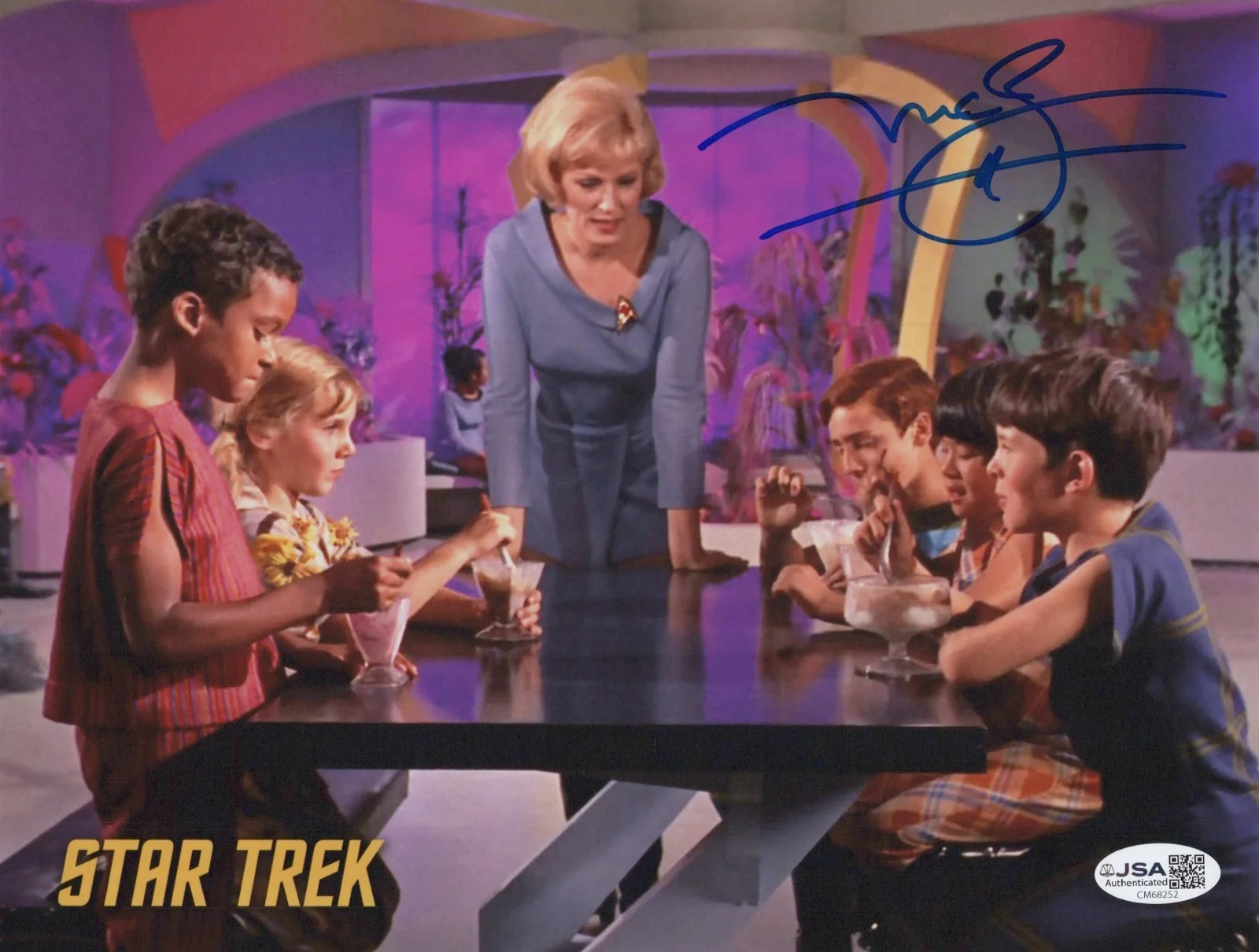 MELVIN CAESAR BELLI — MELVIN CAESAR BELLI Signed STAR TREK 8x10 Photo STEVE Autograph JSA COA Cert