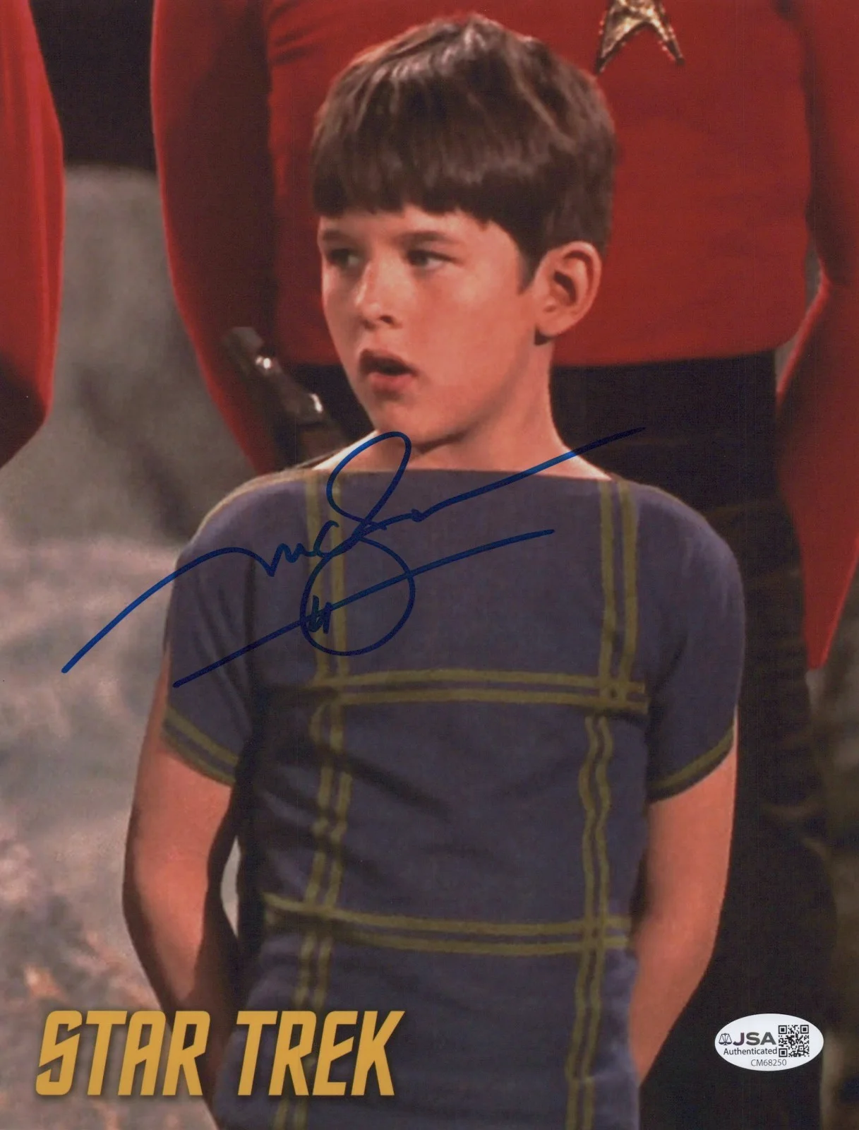MELVIN CAESAR BELLI — MELVIN CAESAR BELLI Signed STAR TREK 8x10 Photo STEVE Autograph JSA COA Cert