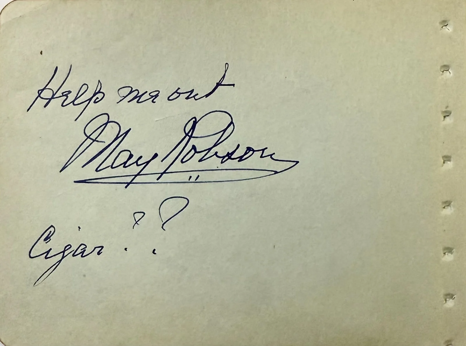 Ferdinand Schumann -Heink, May Robson — FERDINAND SCHUMANN-HEINK & MAY ROBSON Dual Autographed Signed ALBUM PAGE 1931, изображение 2