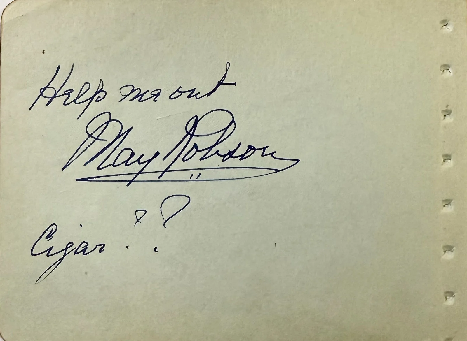 Ferdinand Schumann -Heink, May Robson — FERDINAND SCHUMANN-HEINK & MAY ROBSON Dual Autographed Signed ALBUM PAGE 1931, изображение 4