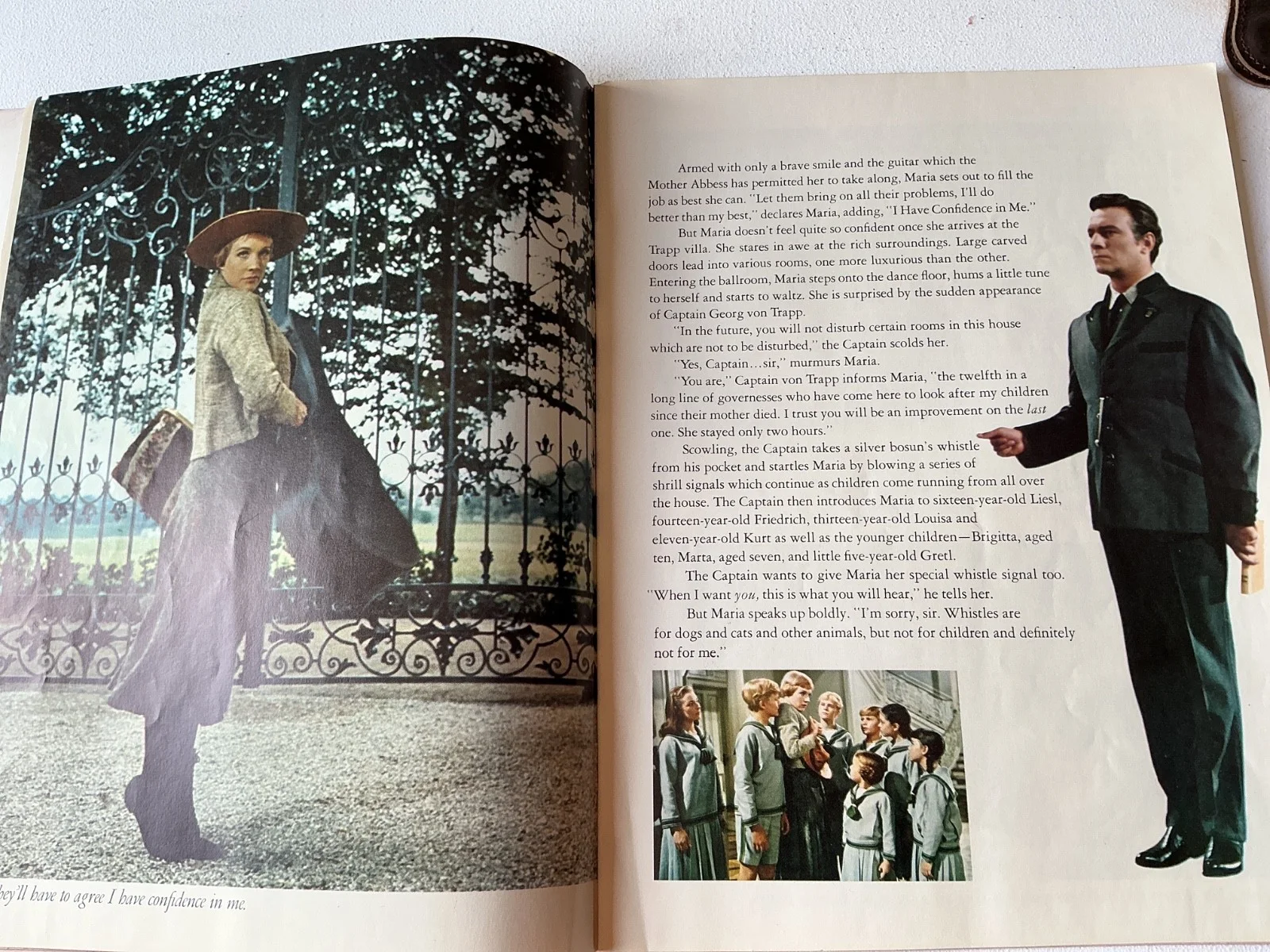 The Sound Of Music Illustrated Book Film Movie Story Photos Programme Vintage, изображение 3