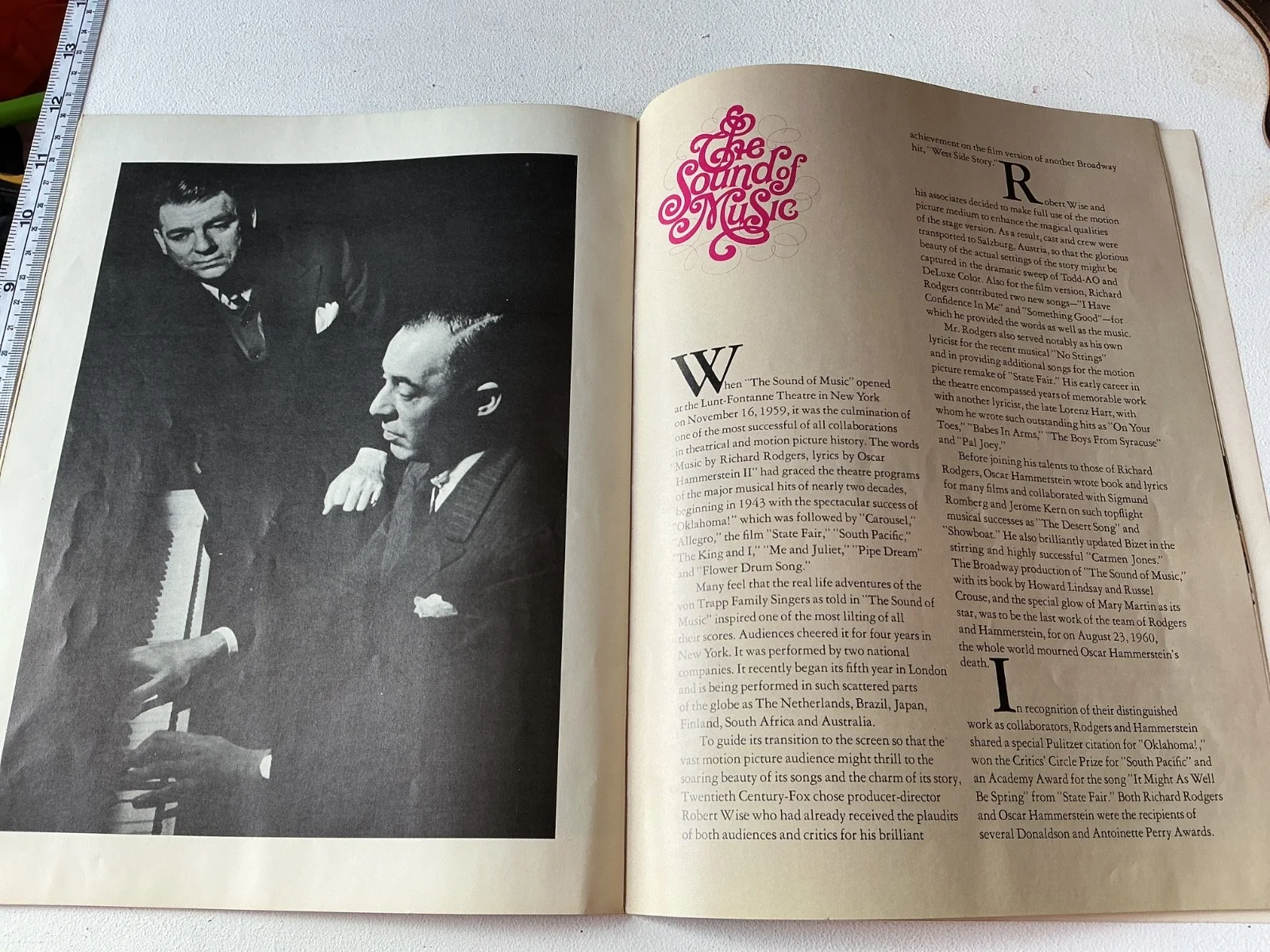 The Sound Of Music Illustrated Book Film Movie Story Photos Programme Vintage, изображение 4