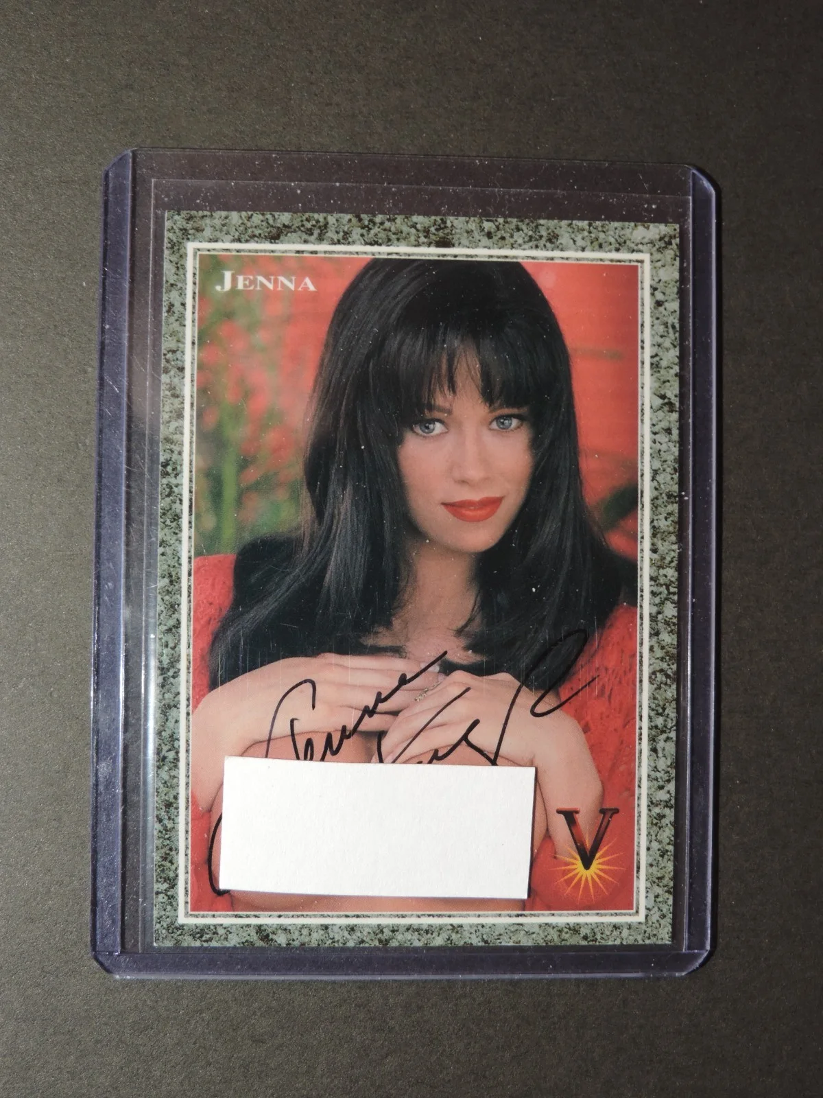 Jenna Jameson — Jenna Jameson Autographed Trading Card. Hot Shots V Card No 93 MINT, image 2