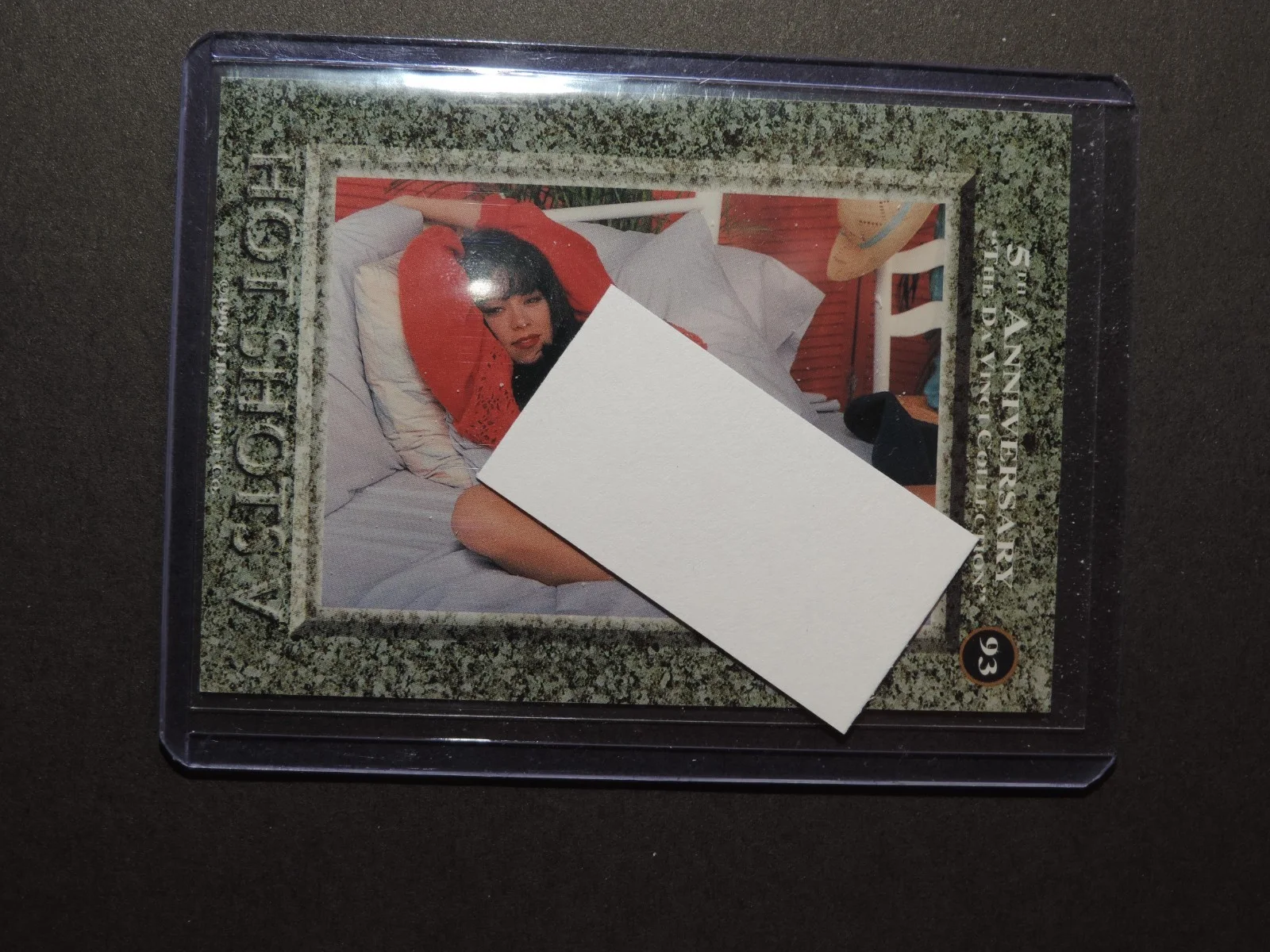 Jenna Jameson — Jenna Jameson Autographed Trading Card. Hot Shots V Card No 93 MINT, image 3