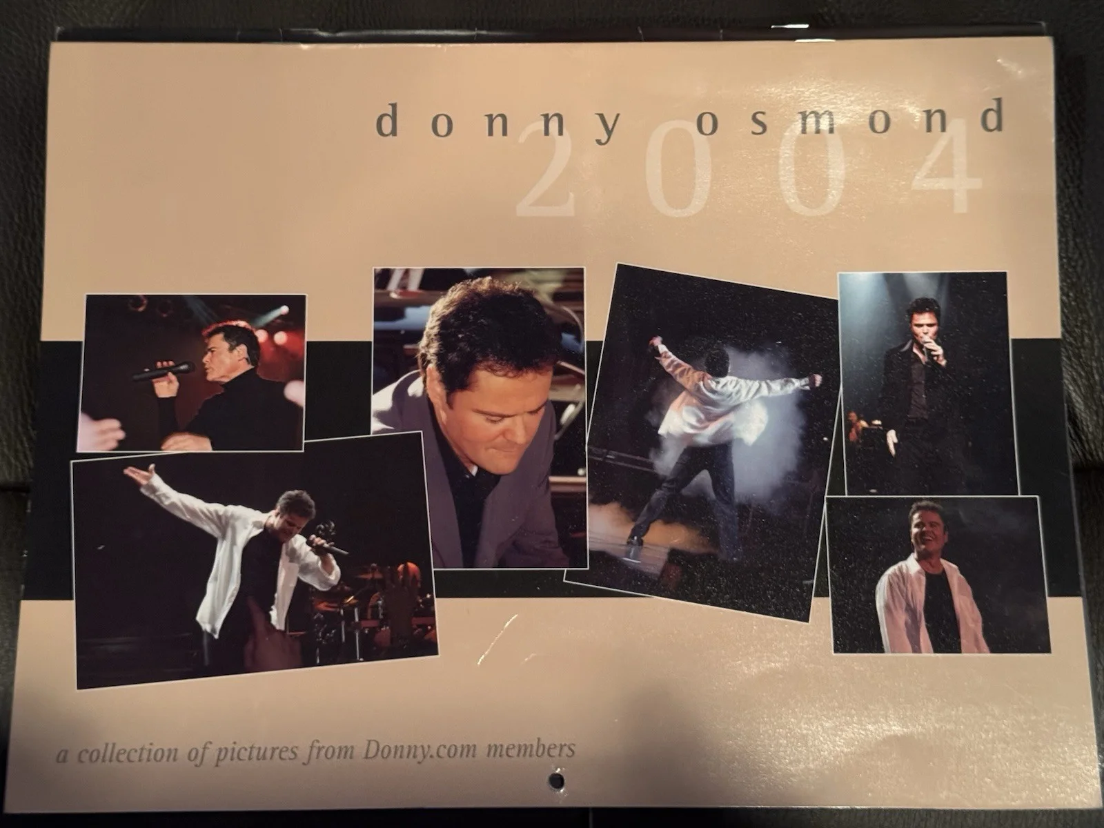 Lot of 4 Donny Osmond 2000’s Calendars - One Autographed - Mint Condition, image 4