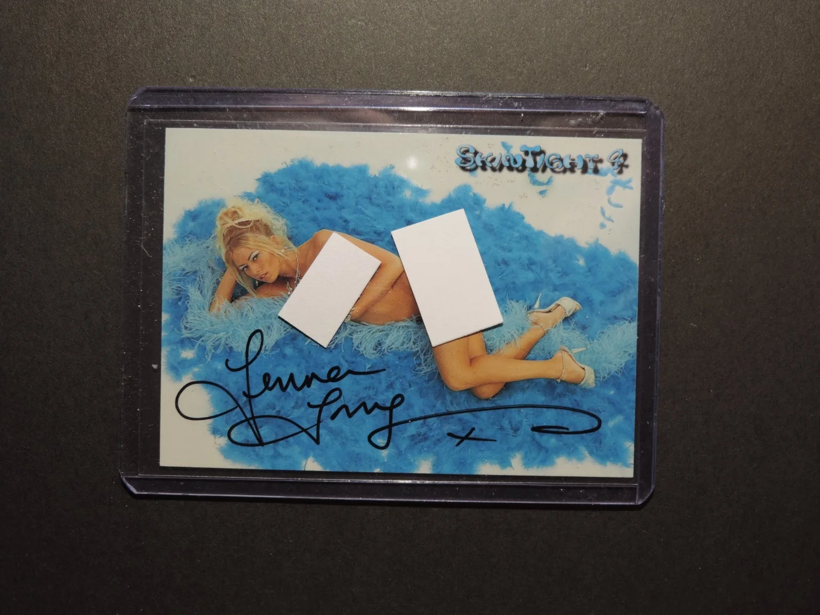 Jenna Jameson — Jenna Jameson Autographed Trading Card. "Skin Tight" Promo Card MINT, изображение 2
