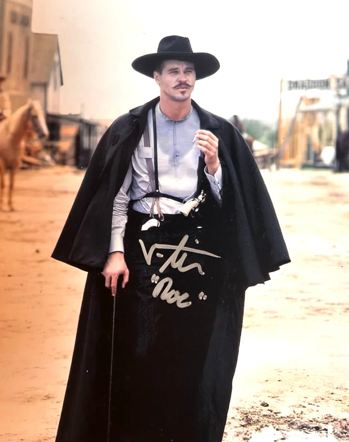 Val Kilmer — VAL KILMER Signed [TOMBSTONE: Doc Holiday] 8x10" Authentic Autograph w/COA