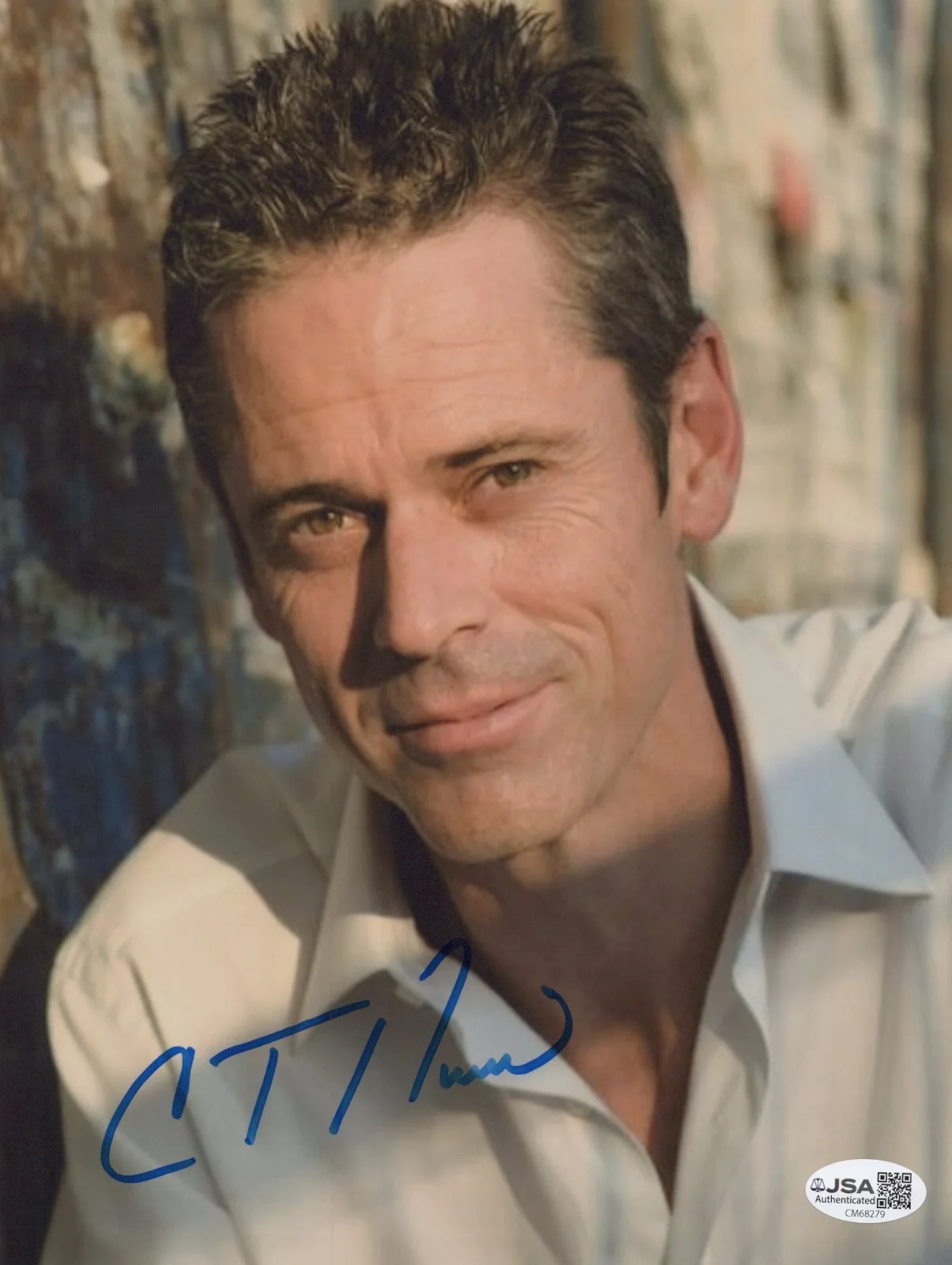 C. THOMAS HOWELL — C. THOMAS HOWELL Signed THE HITCHER 8x10 Photo JIM HALSEY AUTHENTIC JSA COA