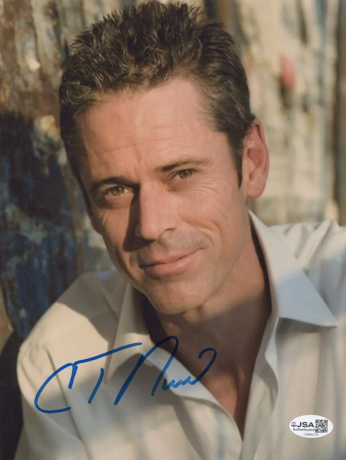 C. THOMAS HOWELL — C. THOMAS HOWELL Signed THE HITCHER 8x10 Photo JIM HALSEY AUTHENTIC JSA COA