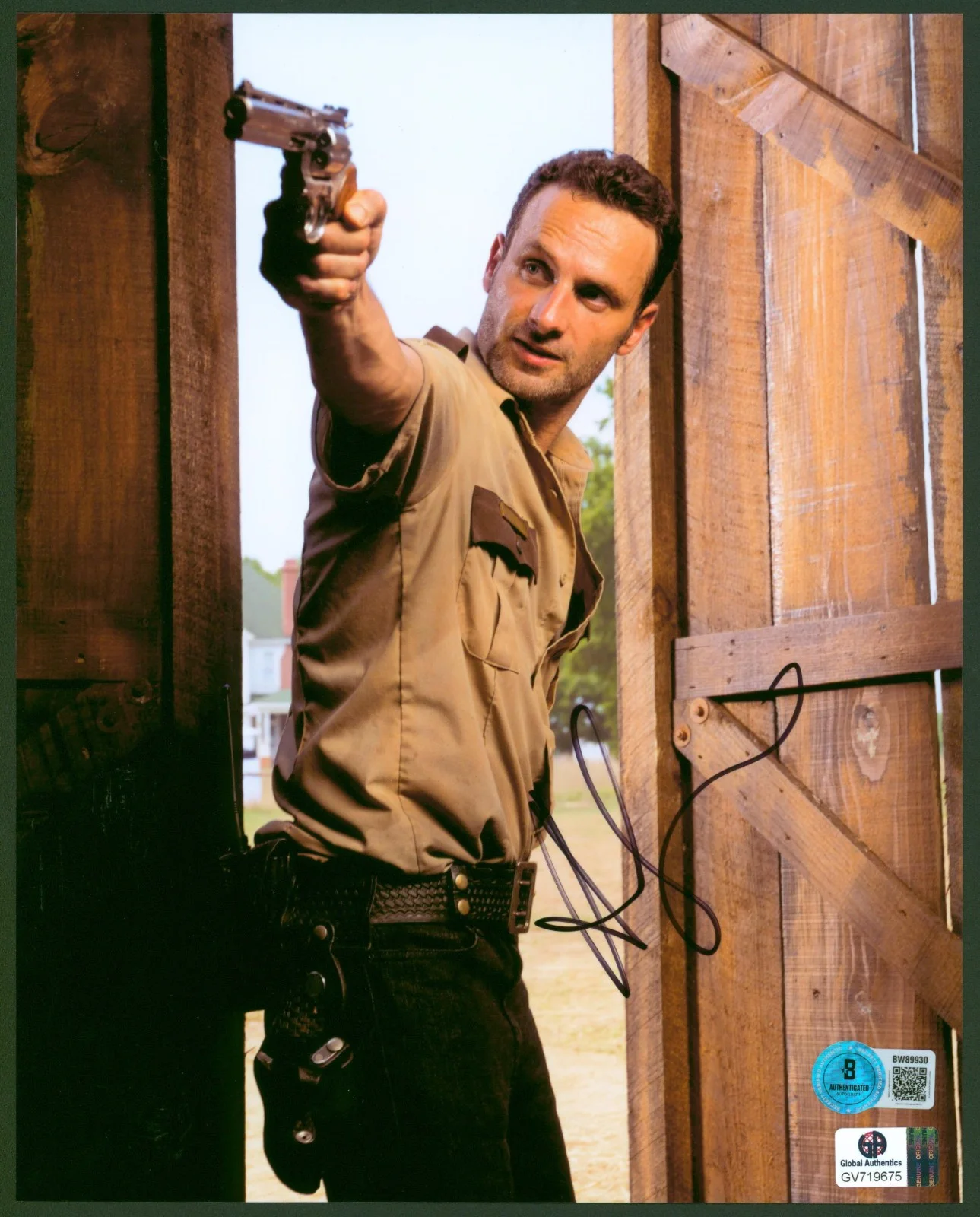 Andrew Lincoln — ANDREW LINCOLN Signed 8x10 Photo THE WALKING DEAD Rick Grimes Love Actually BAS