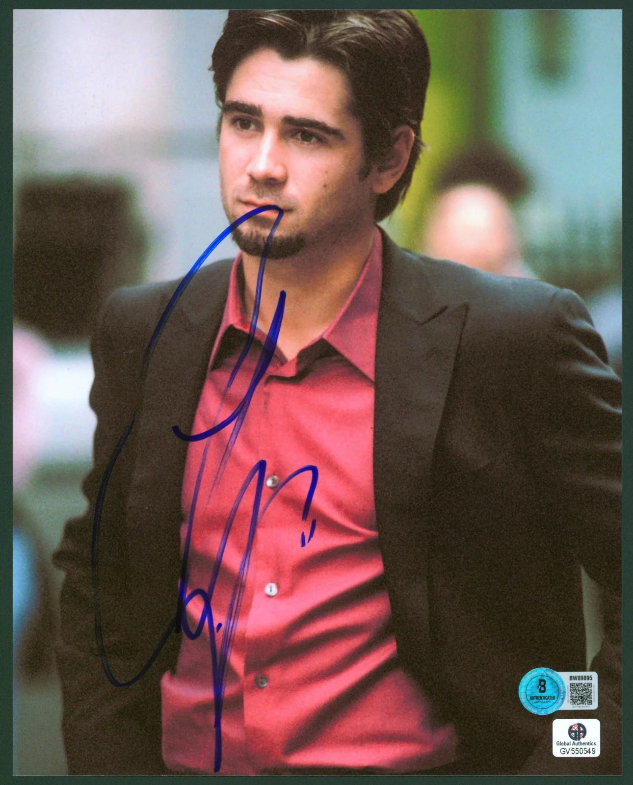 Colin Farrell — COLIN FARRELL Signed 8x10 Photo SWAT Minority Report Miami Vice Total Recall BAS