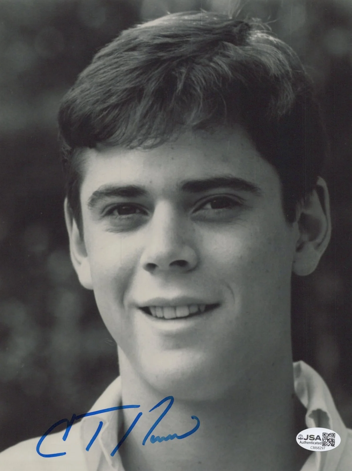 C. THOMAS HOWELL — C. THOMAS HOWELL Signed THE HITCHER 8x10 Photo JIM HALSEY AUTHENTIC JSA COA