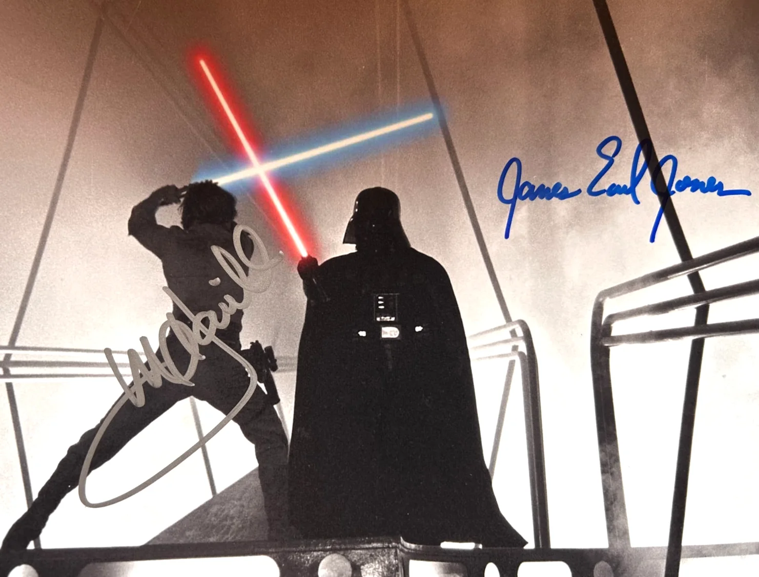 James Earl Jones, Mark Hamill — STAR WARS: Jones, Hamill Signed 8x10" Authentic Original Autograph GENUINE w/COA, изображение 3