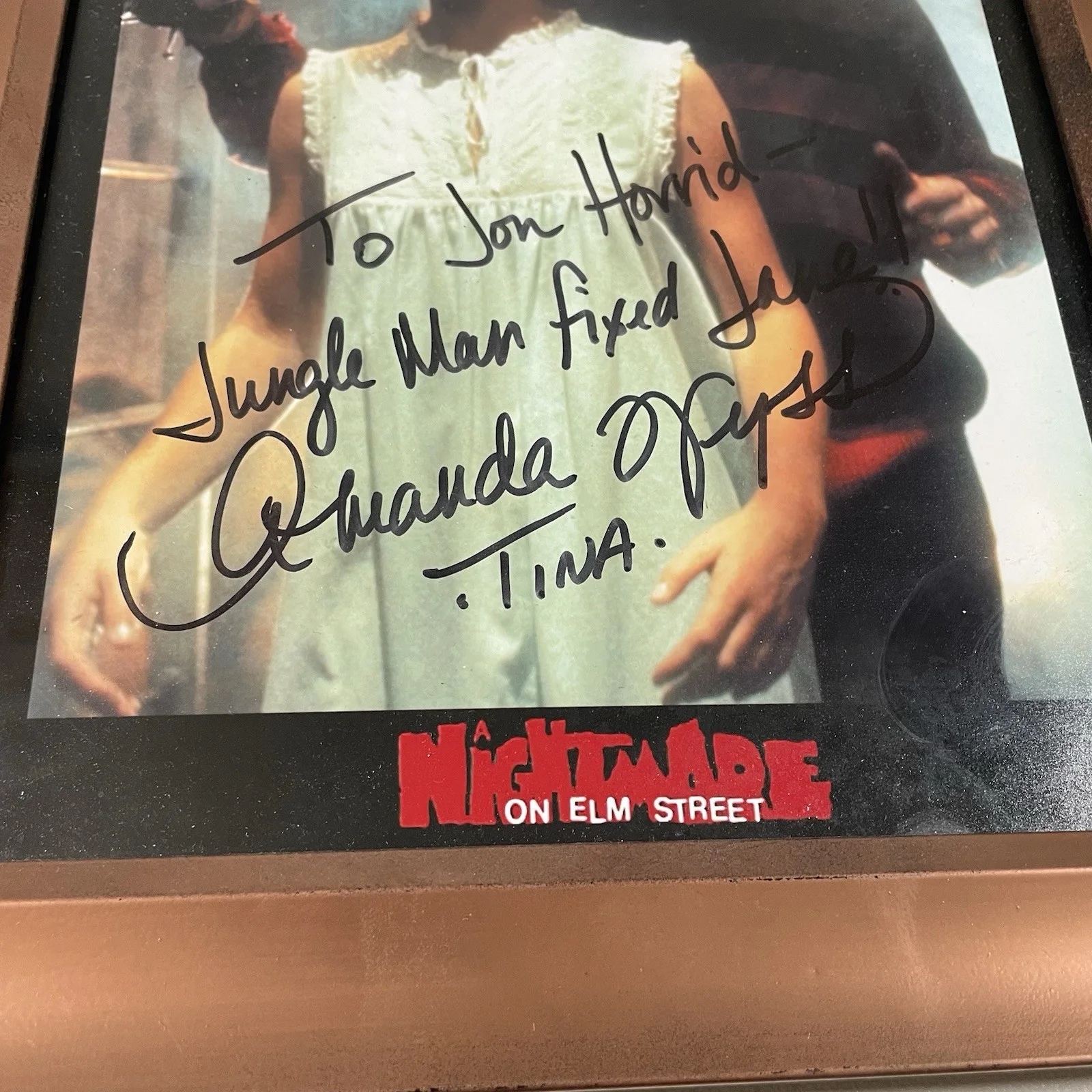 Amanda Wyss — Nightmare On Elm Street Signed Photo Amanda Wyss Tina 1984 Film Autographed, изображение 2