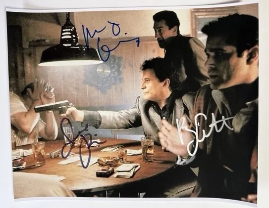 Cast — GOODFELLAS photo cast signed by ROBERT DENIRO RAY LIOTTA JOE PESCI gangster