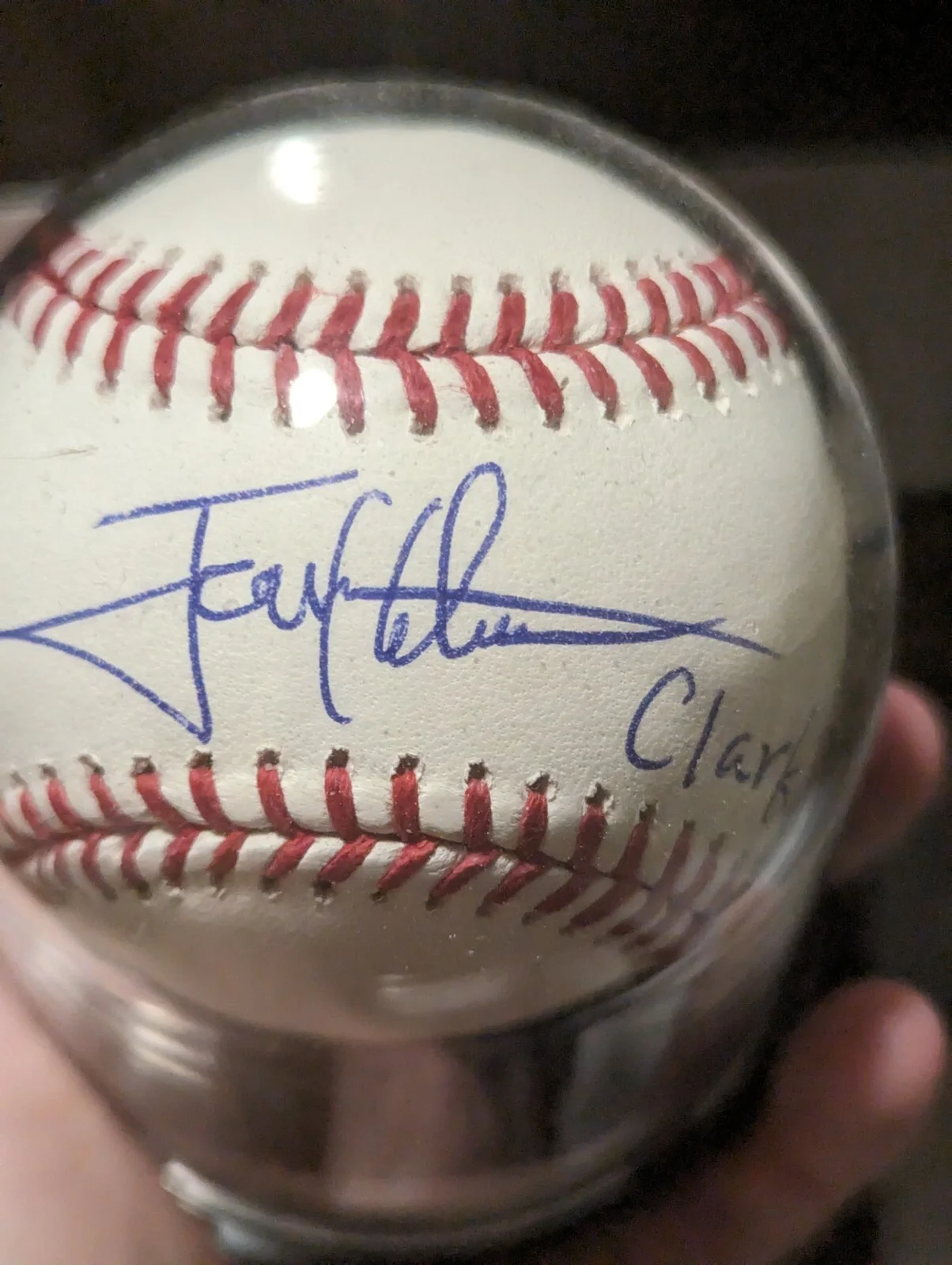 Jon Heder Signed OMLB Baseball THE BENCHWARMERS Napoleon Dynamite Beckett, image 3