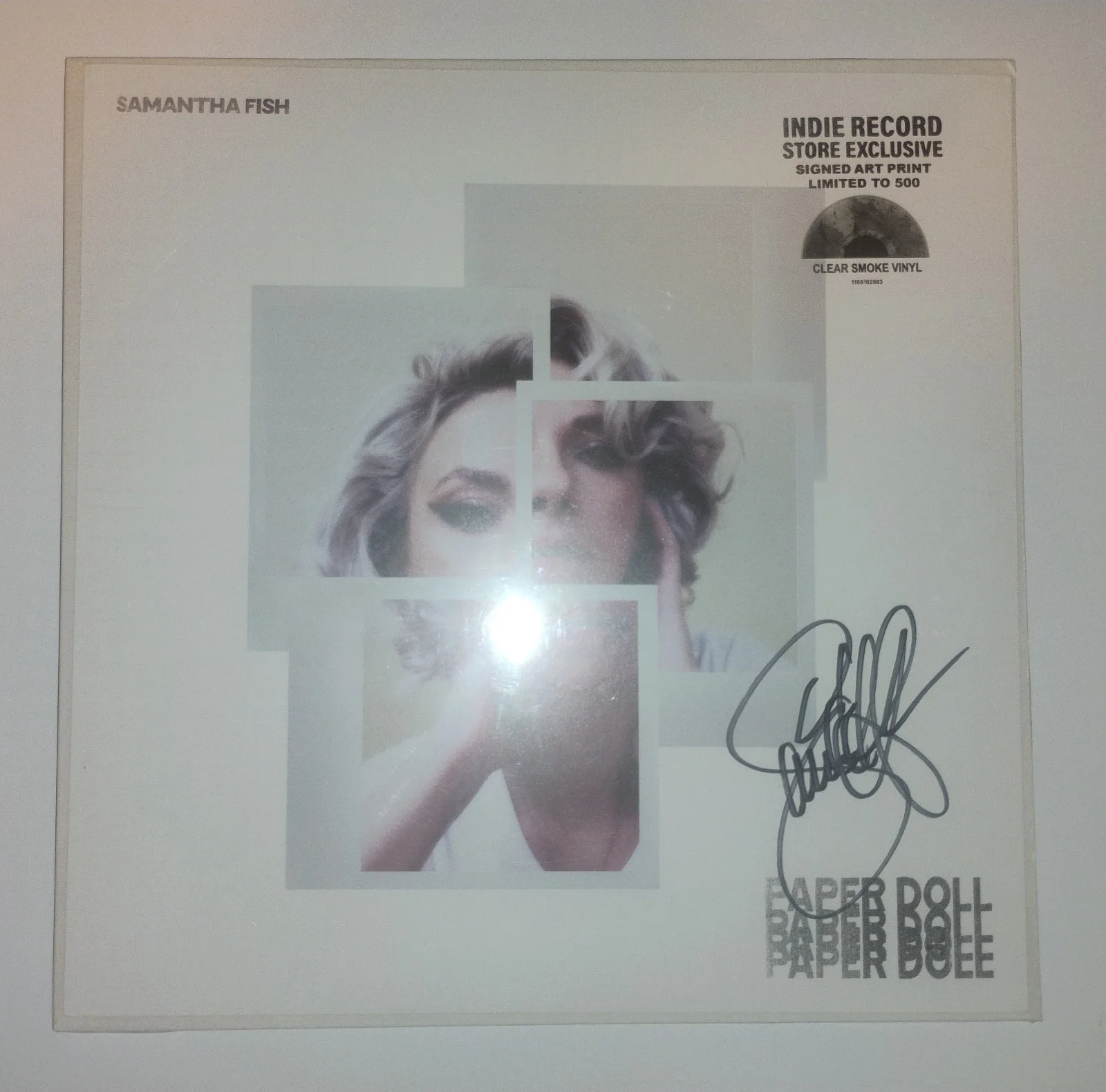 Samantha Fish~ Autographed ~ Signed ~Vinyl LP~ "Paper Doll" 500 Worldwide, изображение 2