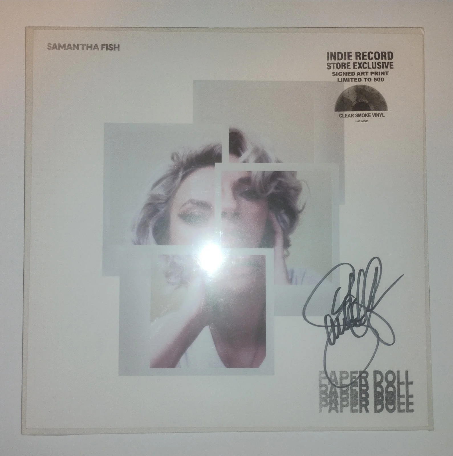 Samantha Fish~ Autographed ~ Signed ~Vinyl LP~ "Paper Doll" 500 Worldwide, изображение 3