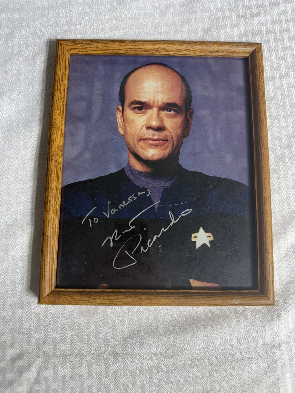 ROBERT PICARDO SIGNED 8x10 PHOTO THE DOCTOR STAR TREK VOYAGER BECKETT BAS., изображение 2