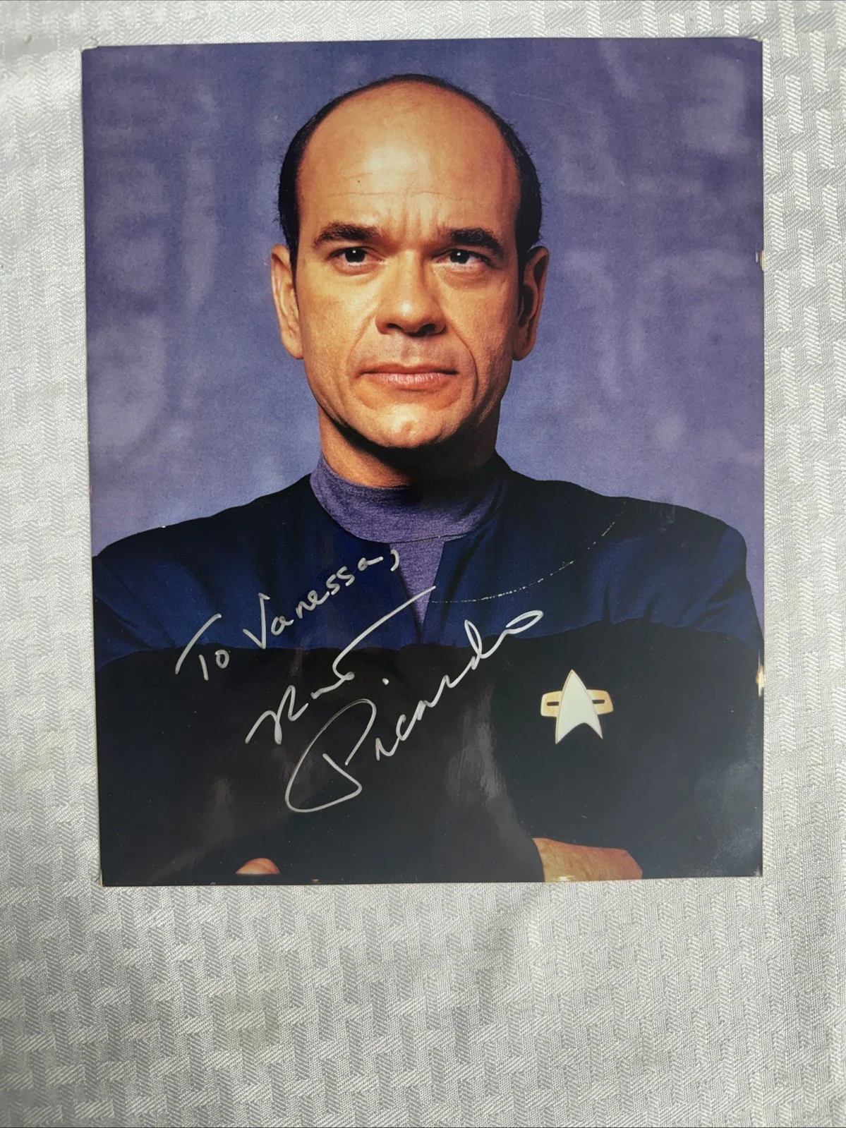 ROBERT PICARDO SIGNED 8x10 PHOTO THE DOCTOR STAR TREK VOYAGER BECKETT BAS., изображение 4