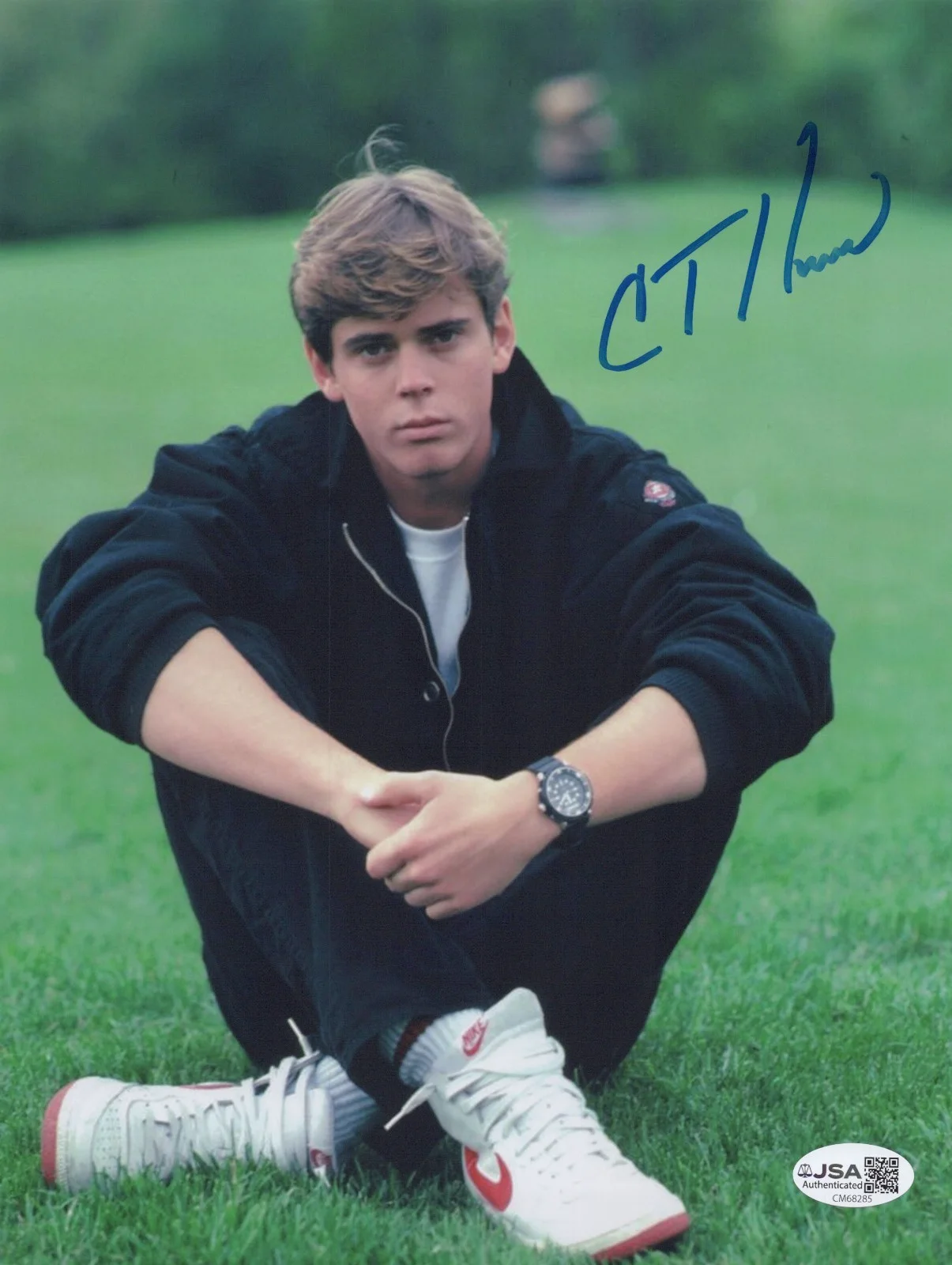 C. THOMAS HOWELL — C. THOMAS HOWELL Signed THE OUTSIDERS 8x10 Photo PONY BOY CURTIS JSA COA CERT