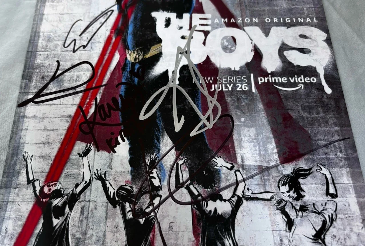 The Boys Signed Cast 8x10 Photo x5 Antony Starr, Erin Moriarty, Karl Urban +2, изображение 2